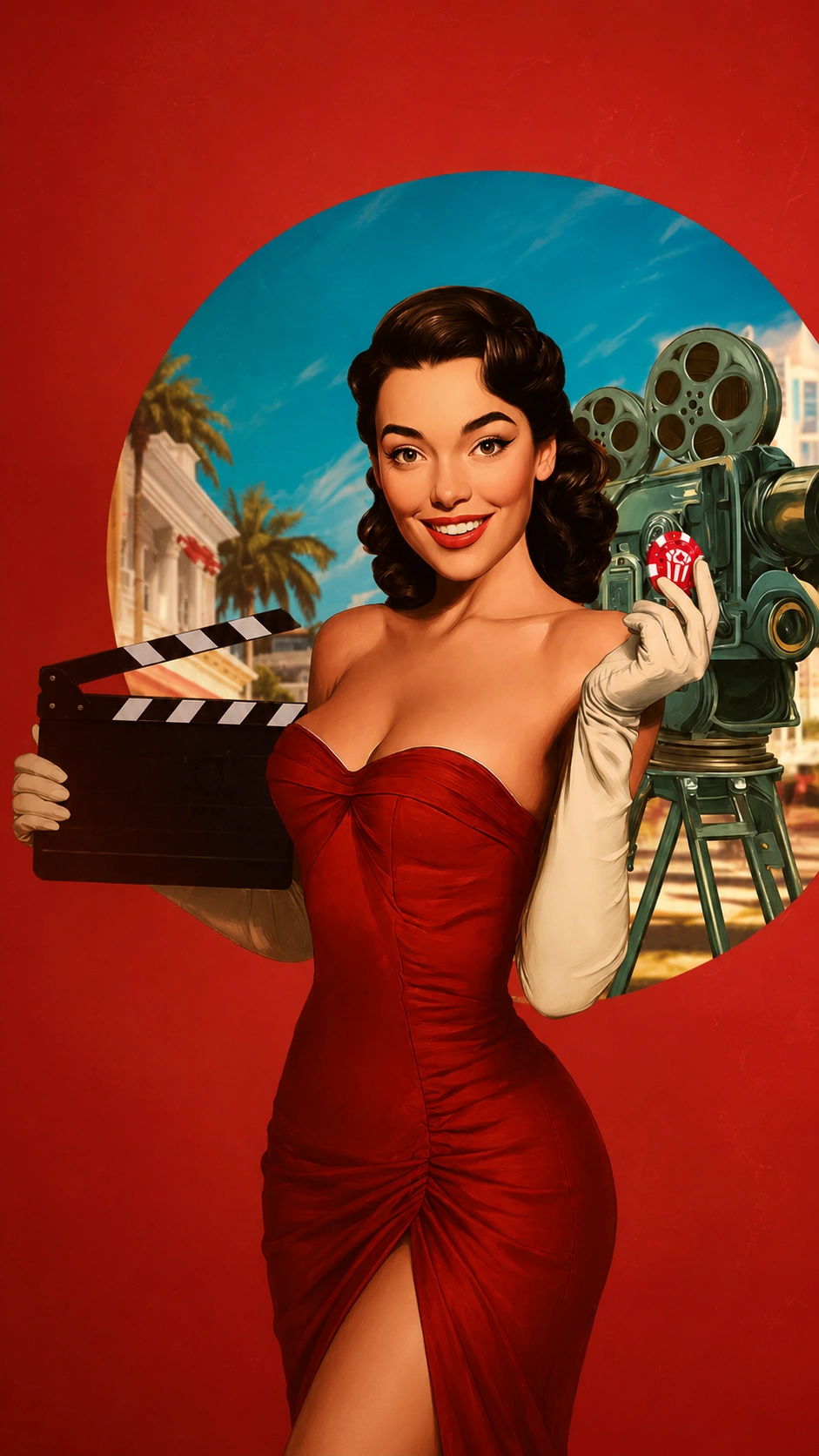 Pratinjau laman afiliasi Hollywin